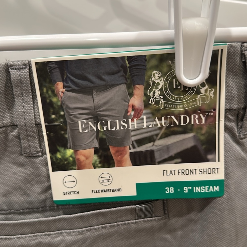 NWT Men's Gray Shorts - Picture 4 of 4